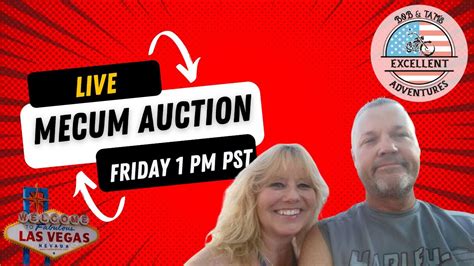 Live At The Mecum Motorcycle Auction In Las Vegas Youtube