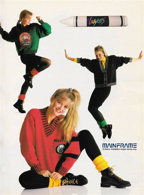 Just Seventeen — August 1988 ‘mainframe At Sears 1980s Fashion