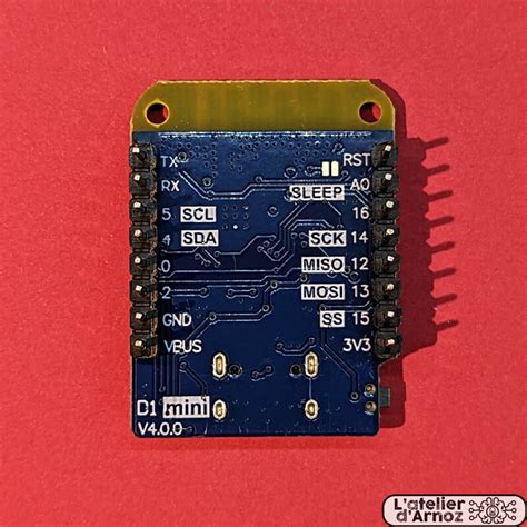 Wemos D1 Mini V4 Type C Soudée Et Flashée