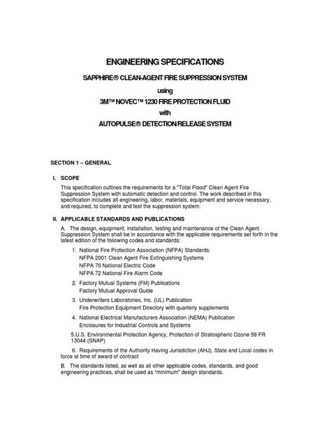 Pdf Sapphire M Novec Autopulse Engineering Specifications