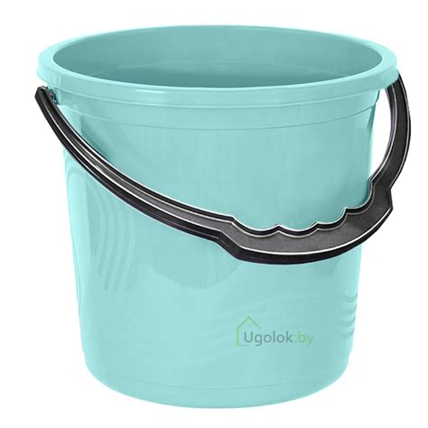Ведро Волна 10 л (светло-мятный) — купить по низкой цене | Ugolok.by