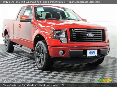 Red Candy Metallic 2012 Ford F150 Fx4 Supercab 4x4 Fx Sport