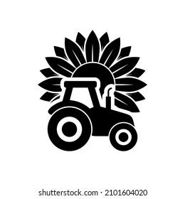 Tractor Logo Illustration Isolated On White Stock Illustration 2101604020 | Shutterstock