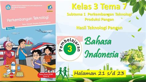 Kunci Jawaban Tema 7 Kelas 3 Sd Hal 22 23 28 Apa Saja Jenis Jenis