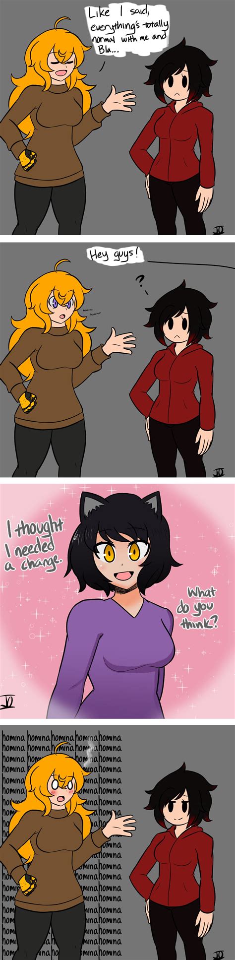 Yang Gets The Big Gay HeroicMime R RWBY