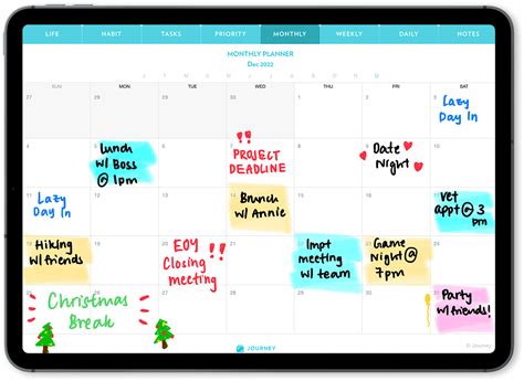 Create a digital planner | Journey.Cloud