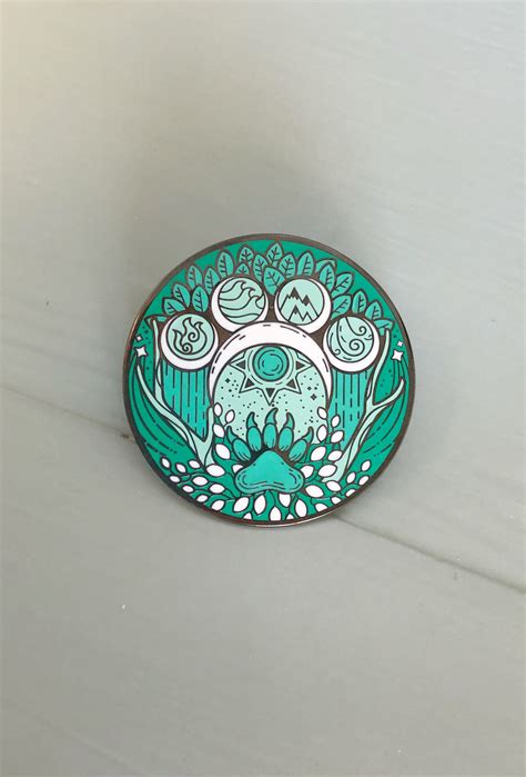 Druid Enamel Pin Rpg Class Emblem Hard Enamel Pin Etsy Hard Enamel