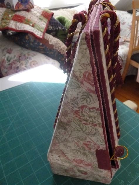 Travelling Bobbin Lace Pillow With Side Flap Closed By