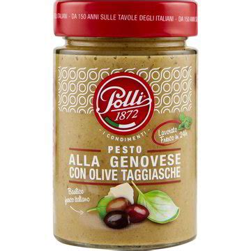 Pesto Alla Genovese Con Olive Taggiasche POLLI 190 G Coop Shop