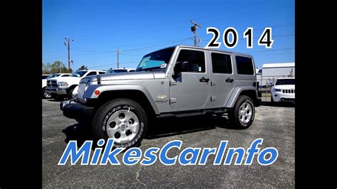 2014 Jeep Wrangler Unlimited Sahara Billet Silver Metallic Youtube