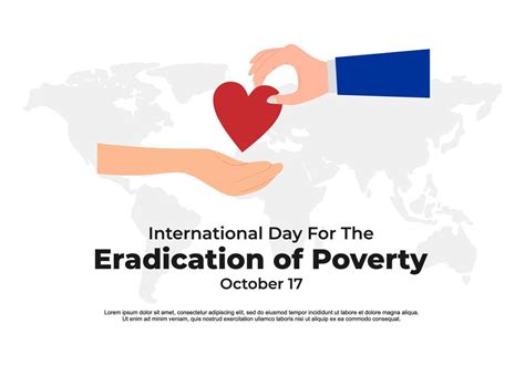 International Day For The Eradication Of Poverty Poster On October 17