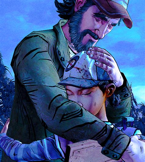 Clementine Hugging Kenny The Walking Dead Season 2 The Walking Dead Pinterest The Walking