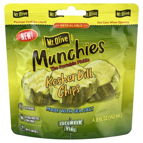 Save On Mt Olive Munchies Kosher Dill Pickle Chips Gluten Free Order
