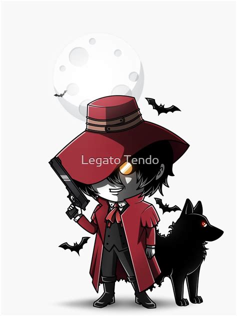 Alucard Hellsing Ultimate Sticker For Sale By LAZARE TENDO Redbubble