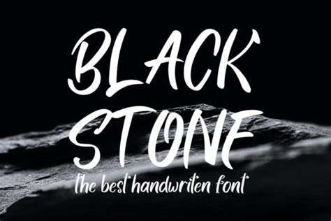 Black Stone Font Font Canyon