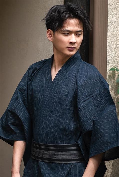 Japanese Kimono Robe Mens