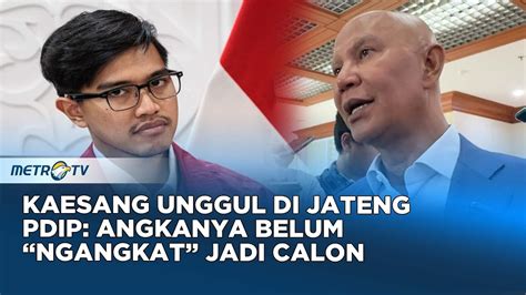 Ketua Dpp Pdip Said Abdullah Respons Soal Kaesang Unggul Di Jateng