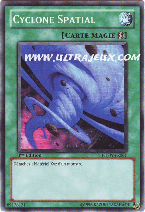 Cyclone Spatial Phsw Fr061 Carte Yu Gi Oh Cartes à Lunité Français