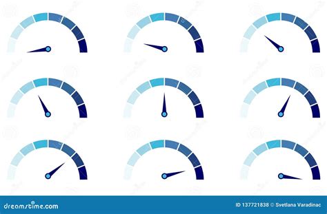 O Veloc Metro Ou O Medidor De Avalia O Assinam O Elemento Infographic