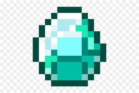 Download Pixilart By Colorful - Minecraft Diamond Clipart Png Download ...