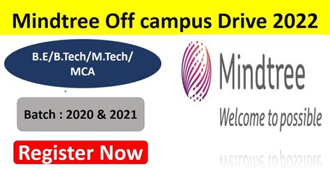 Mindtree Off Campus Drive 2022 Registration Mindtree Recruitment 2022