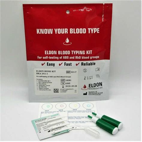 Blood Type Test Kits – Biomedx Store