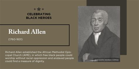 Celebrating Black Heroes Richard Allen The Urban Alternative