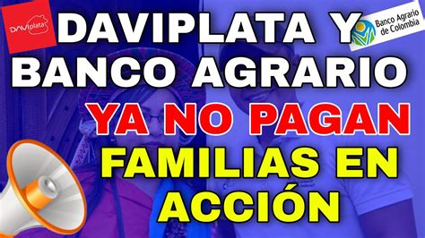 Atenci N Ya No Pagan Familias En Acci N Banco Agrario Y Davivienda