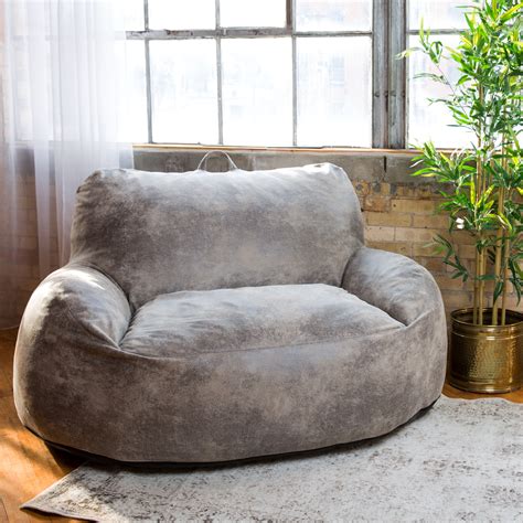 Comfort Research Big Joe Nestle Large Bean Bag Sofa & Reviews | Wayfair