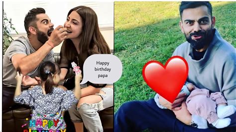 Anushka Sharma Celebrating Virat Kohlis 34th Birthday With Daughter