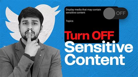 How To Turn Off Twitter Sensitive Content Setting Unblock Potentially