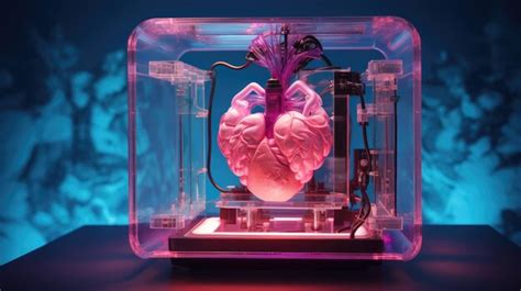 Premium Ai Image Bioprinting Printing Living Tissues And Organs Using