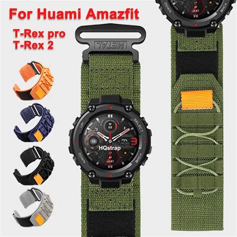 Colorful Nylon Band For Huami Amazfit T Rex Loop Strap For Huami