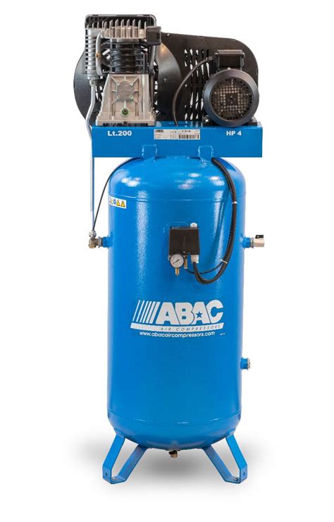 ABAC PRO A49B 200L VT4 (4HP/3Kw, 18 CFM, 11 Bar, 200L Tank, Three Phase)