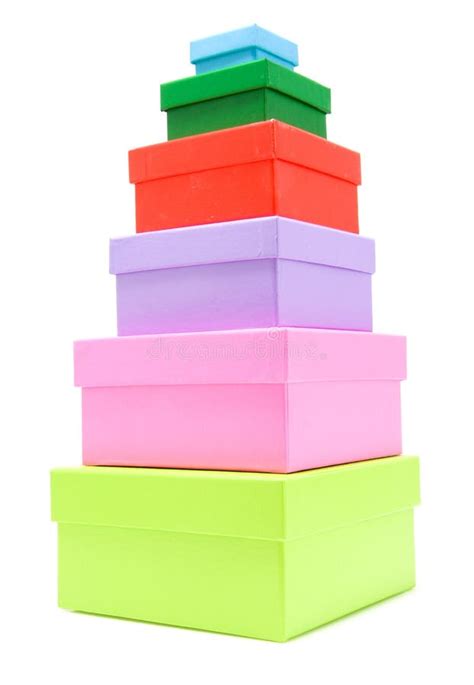 Colored Boxes Stock Image Image Of Colorful Presents 9359815