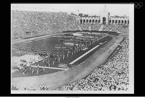 1932 Olympics At The Los Angeles Coliseum San Luis Obispo County