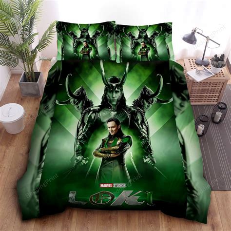 Marvel Loki In His Own Tv Series Poster Bed Sheets Duvet Cover Bedding