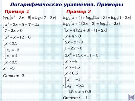 логарифмическая функция и ее свойства и графики