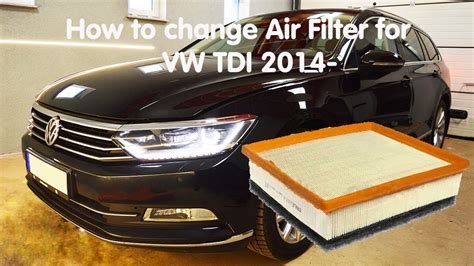 How To Change Air Filter For Volkswagen Passat B Tdi Youtube