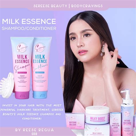 Sereese Beauty Milk Essence Shampoo And Conditioner Treatment Shopee