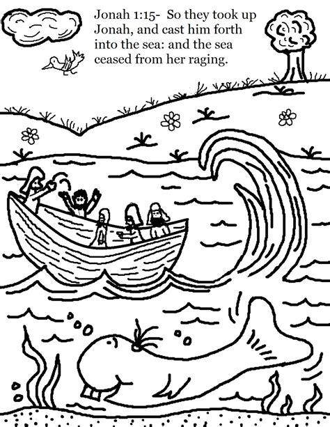 Church House Collection Blog: Jonah and The Whale Coloring Pages