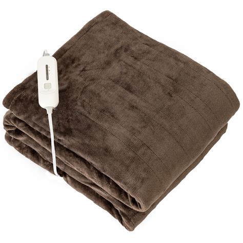 Electric Heated Blanket Throw 50 X 60 Super Cozy Soft Flannel Heated