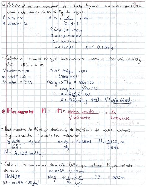 SOLUTION Quimica Porcentajes Quimicos En Disoluciones Con Ejercicios