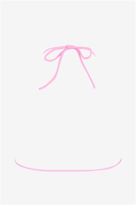 Iride halter neck triangle bikini top PUCCI PINK Bongénie