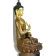 Amoghasiddhi 21 Cm Teil Feuervergoldet Buddha Statue