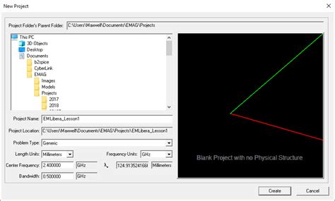 EM Libera Tutorial Lesson 1 Analyzing A Center Fed Wire Dipole Antenna