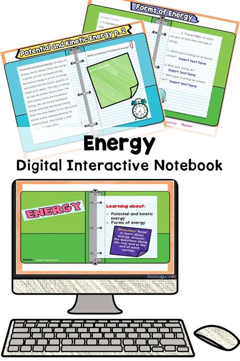 Energy Potential Kinetic And Forms Digital Distance Learning Activity