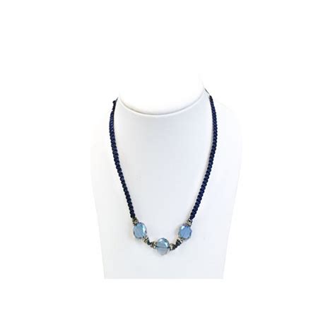 Collar Trenzado Azul Mic Mac Creaciones Sl