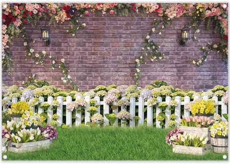 Amazon Spring Easter Backdrop For Photography Garden Grass