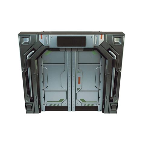 Sci Fi Door D Model By Qwestgamp